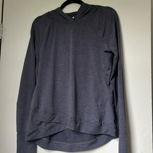 Apana Gray Asymmetrical Hoodie Size Medium
